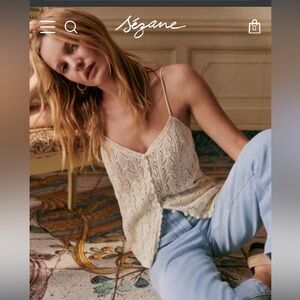 Sézane Francisco Knit Camisole